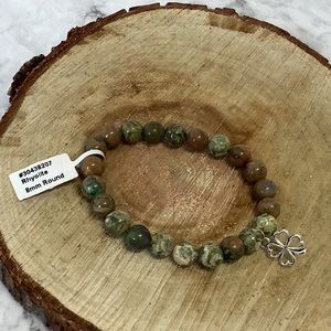 Rhyolite Bracelet (8mm round)